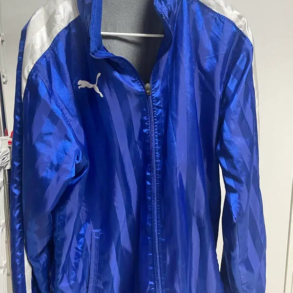 [BUNJANG] Puma Track Jacket Blue/White / 퓨마 트랙 자켓 블루/화이트
