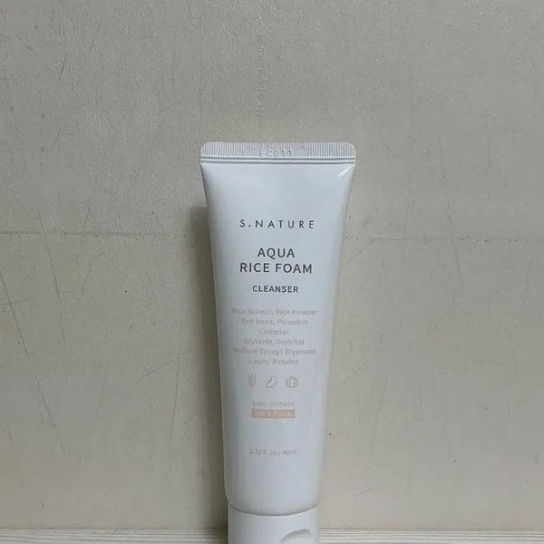 [BUNJANG] EsNature Aqua Rice pH-Balanced Cleansing Foam / 에스네이처 아쿠아 라이스 약산성 클렌징폼