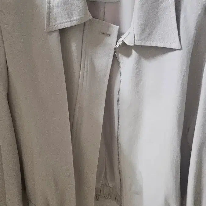 [BUNJANG] ABLY Ivory Outer Jacket / 에이블리 아이보리 아우터 자켓