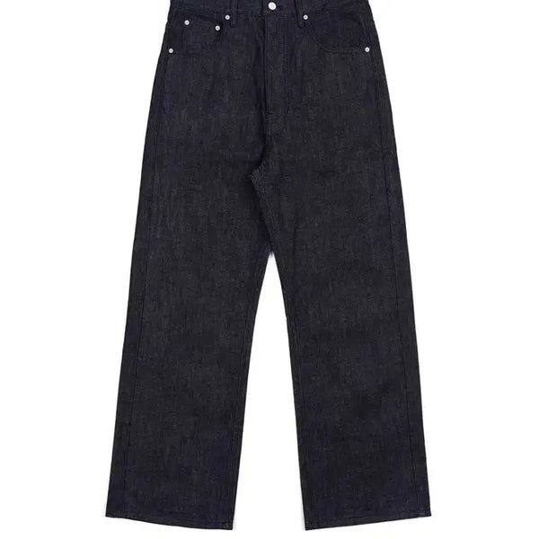 [BUNJANG] FROMLATE archive Raw Texture Denim Deep Indigo Pants Size 3 / [3] 파프롬왓 파아카이브 파 로우 텍스처 데님 딥 인디고