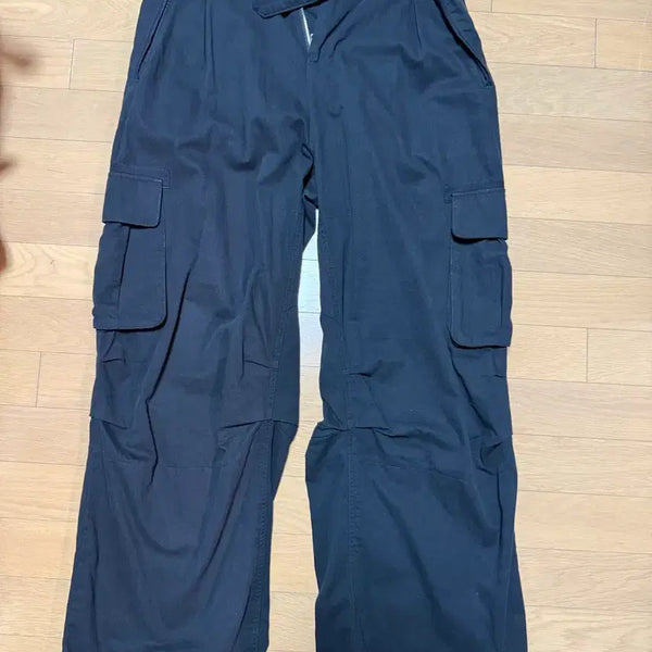 [BUNJANG] Poleruteu Belted Cargo Pants Black Size 4 / 폴리테루 벨티드 카고팬츠 4