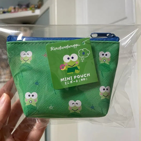 [BUNJANG] Sanrio Keroppi Mini Pouch / 산리오 케로피 미니 파우치