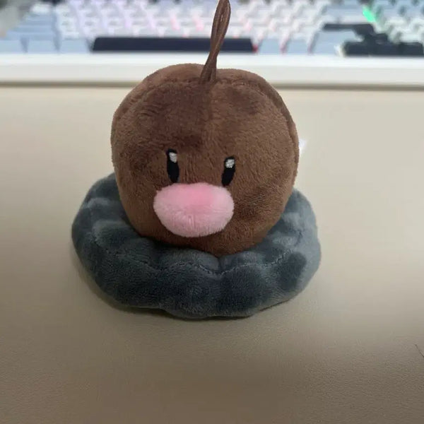 [BUNJANG] Pokemon Diglett Plush Keychain / 포켓몬스터 디그다 인형 키링