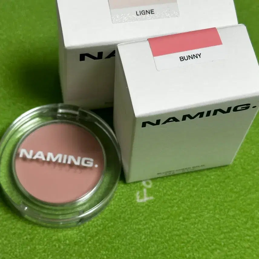 [BUNJANG] Naming Highlighter + Blusher Set (Pillow Bunny Edition) / 네이밍 하이라이터 1개+블러셔 2개/ 리네 필로우 버니