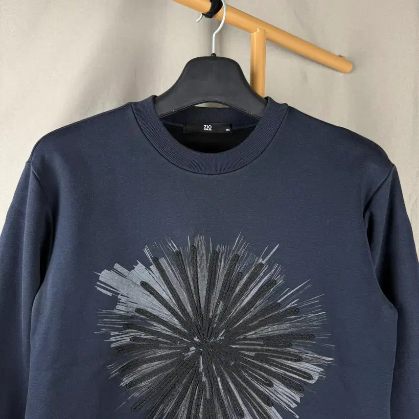 [BUNJANG] ziosongzio Embroidered Sweatshirt / 100 ) 지오송지오 자수 맨투맨