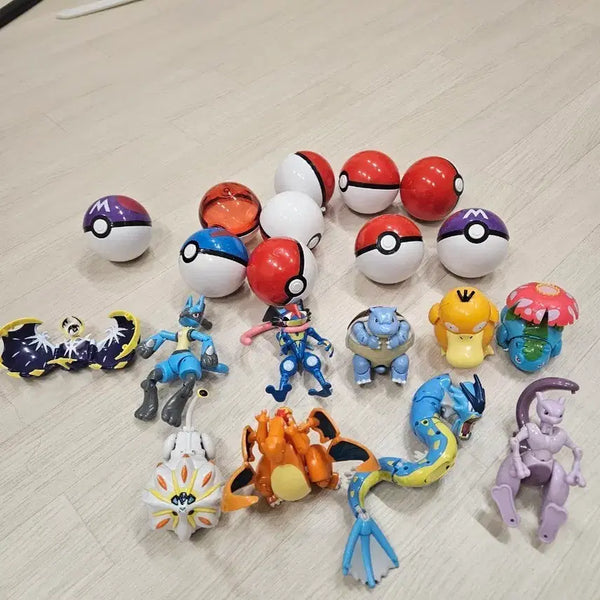 [BUNJANG] Pokemon Changing Figures 10 Types Bundle Set / 포켓몬스터 체인징 피규어 10종 판매 일괄