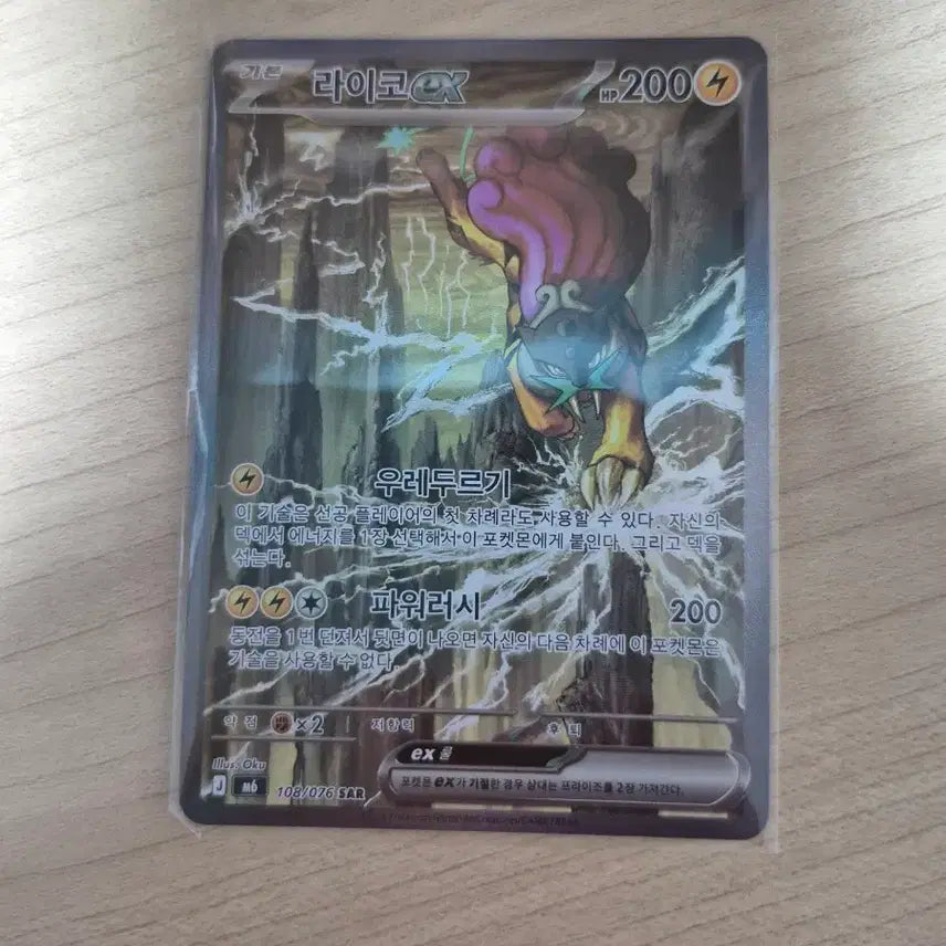 [BUNJANG] Raikou SAR Card / 라이코 SAR