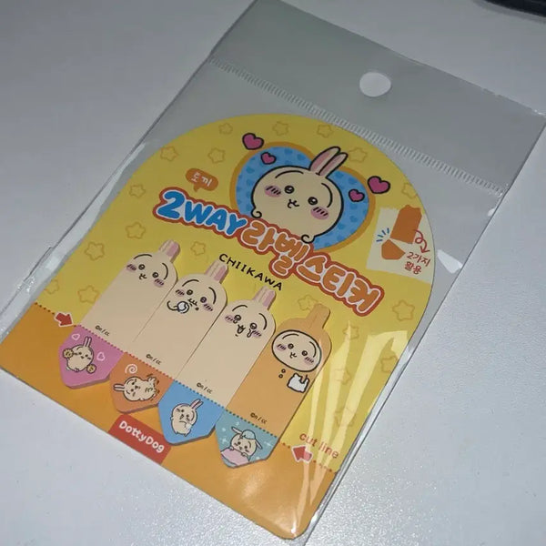 [BUNJANG] Cheekawa Usagi Index Label Sticker Mini / 먼작귀 치이카와 우사기 인덱스 다꾸 라벨 스티커 미니 견출지