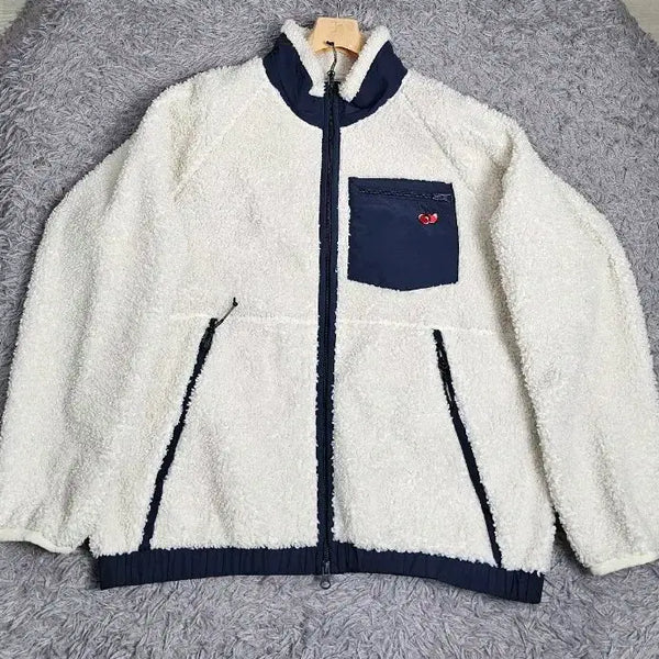 [BUNJANG] Kirsh Fleece Zip-up Ivory / (R2)키르시 후리스 집업 아이보리 1