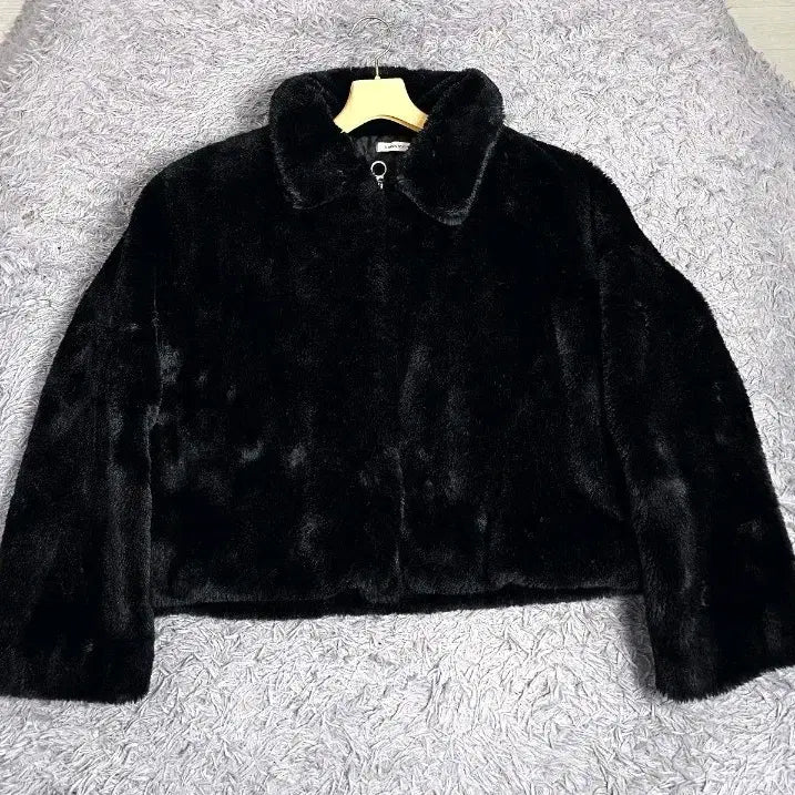 [BUNJANG] Vintage Fur Jacket Black Medium / (R2)빈티지 퍼자켓 블랙 M