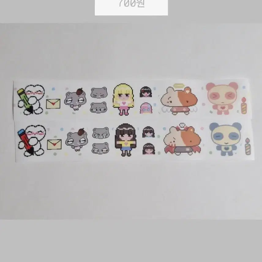 [BUNJANG] Squirrel Collaboration Kiss-Cut Sticker Set / [다람쥐콜라보] 다꾸하는사람들이쥐 키스컷 스티커 키스컷띵 다꾸띵 스티커 소분