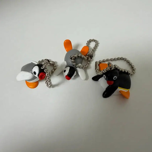 [BUNJANG] Pingu & Pinga Keychain Bundle / 고전 핑구,핑가 키링 일괄