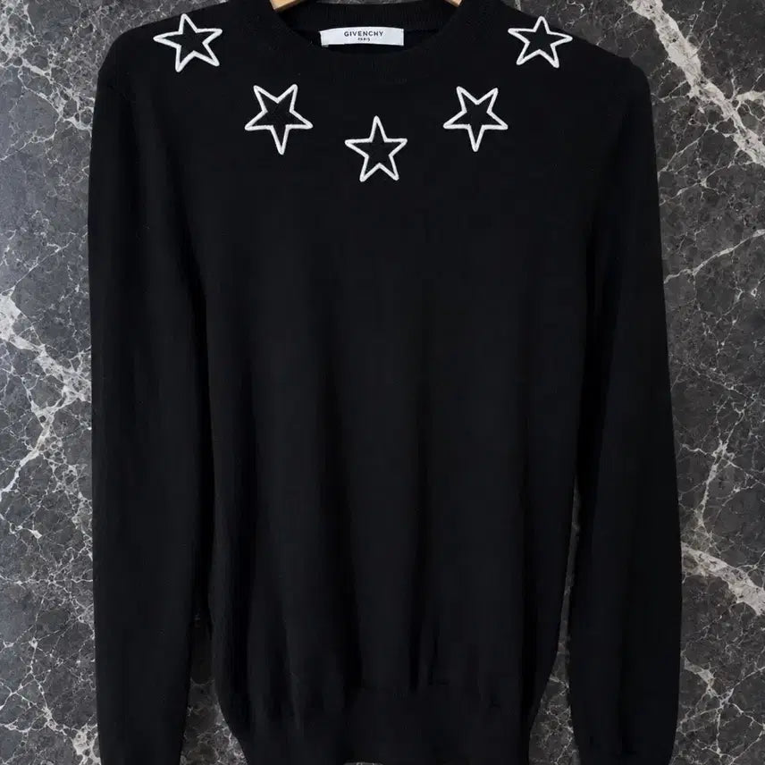 [BUNJANG] Givenchy Riccardo Tisci Star Patch Knit / 지방시 리카르도 티시 스타패치 니트