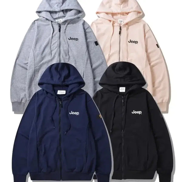[BUNJANG] Small Jeep Hooded Zip-Up Jacket / 스몰 지프 후드집업