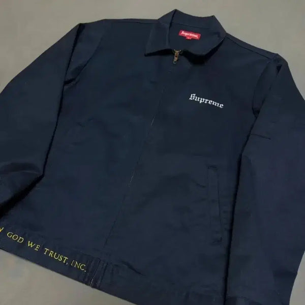 [BUNJANG] Supreme Dead Kennedys Work Jacket Navy M / 슈프림 데드케네디 워크자켓 네이비m 팝니다