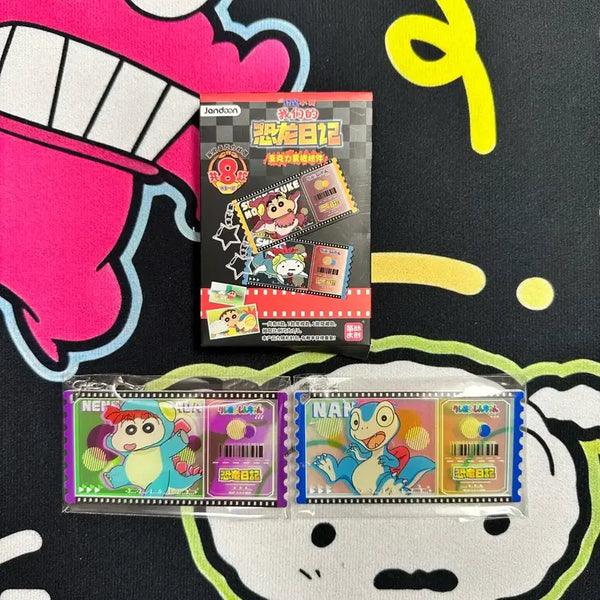 [BUNJANG] Crayon Shin-chan Dinosaur Diary Random Keyring Set / 짱구 공룡일기 랜덤 키링 확정 세트