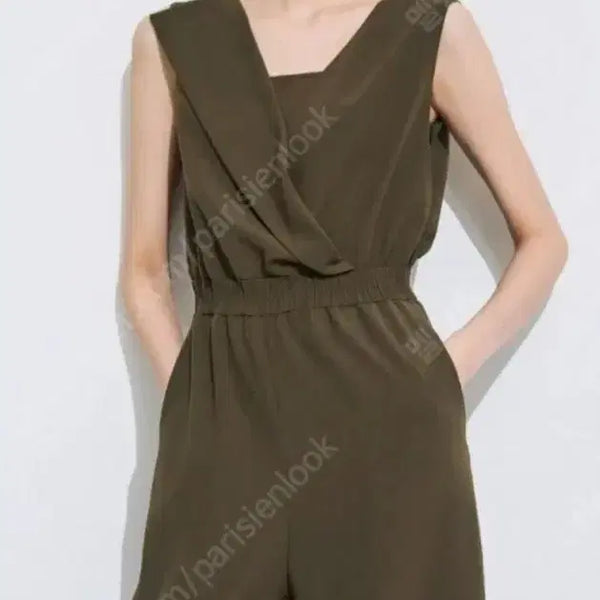 [BUNJANG] Khaki Brown Jumpsuit / 카키 브라운 점프슈트