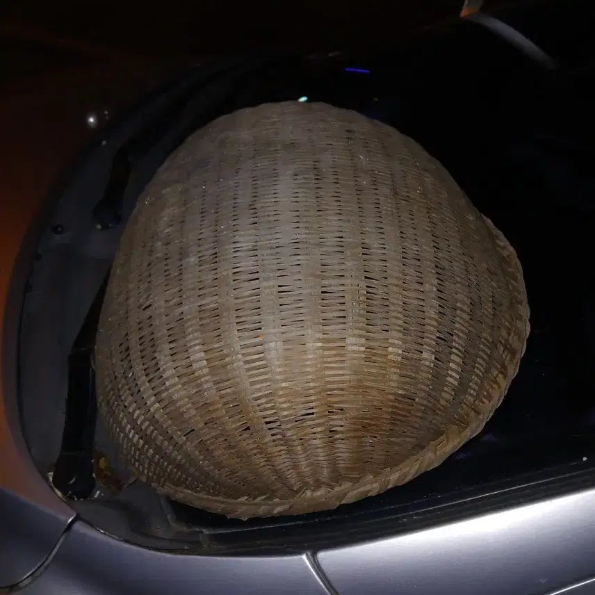 [BUNJANG] Vintage Bamboo Basket (W 45cm) / 빈티지골동품아담싸이즈폭45대나무 바구니