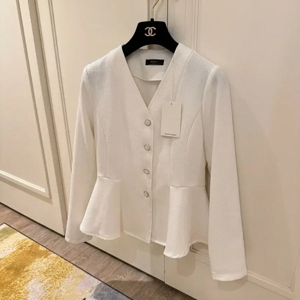 [BUNJANG] Button Blouse Jacket / 버튼 블라우스 자켓 새상품