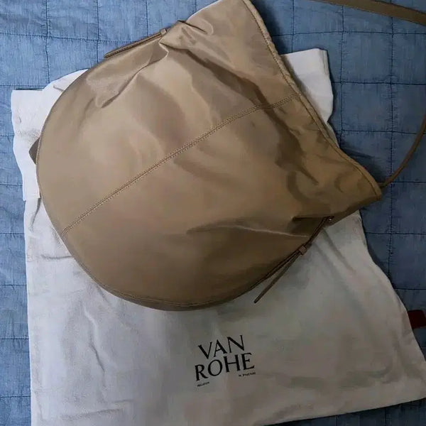 [BUNJANG] Balanche LONGUE Shoulder Nylon Bag (Beige) / 반로에LONGUE shoulder Nylon (베이지)