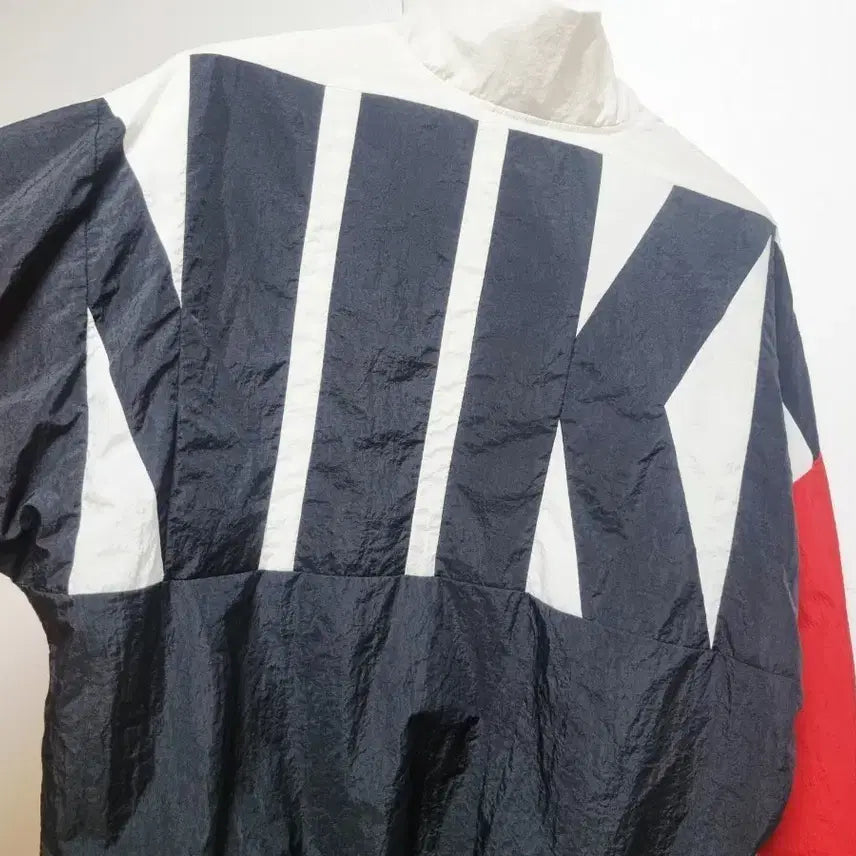 [BUNJANG] Nike Men's Big Logo Back Panel Woven Windbreaker Training Jacket / 남성 나이키 백판 빅로고 스트릿 우븐 바람막이 트레이닝복