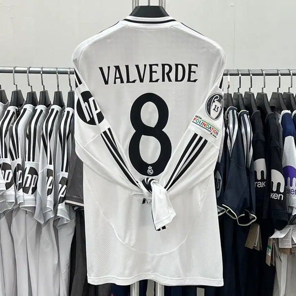 [BUNJANG] Real Madrid 24/25 Home Valverde #8 Jersey / 24/25 레알마드리드 홈 NO 8 발베르데 유니폼