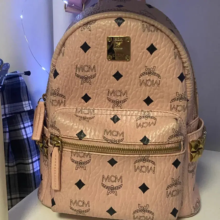 [BUNJANG] MCM Mini Backpack Pink / MCM 핑크 백팩 미니