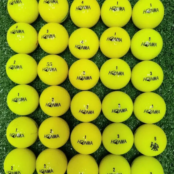 [BUNJANG] Honma Yellow Golf Balls (A+/A Grade) - 30 pcs / 혼마 노랑 A+/A급 30개 골프공 로스트볼