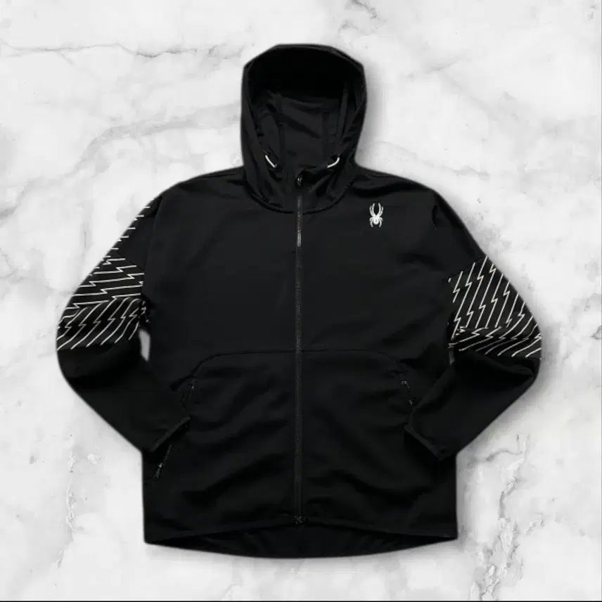 [BUNJANG] Spyder Hooded Zip-Up Jacket / 스파이더 후드 집업 100