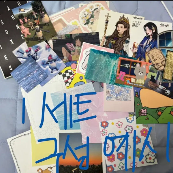 [BUNJANG] K-Decor Stickers & Memo Pads Bundle Set (25 Sheets) / 다꾸 스티커 인스 + 떡메 총 25장에 1,000원