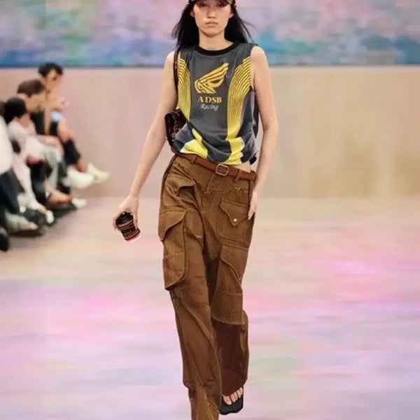 [BUNJANG] Andersson Bell RACING REWORKED SLEEVELESS Top / 앤더슨벨 RACING REWORKED SLEEVELESS atb1305w