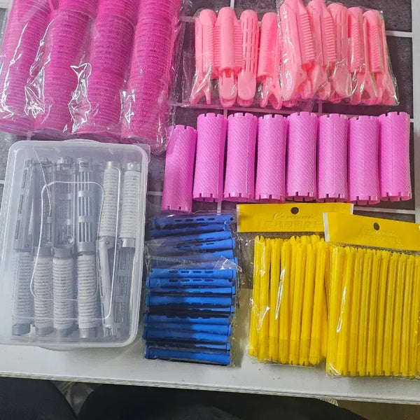 [BUNJANG] Self Perming Rods Set with Clips / 셀프펌 다양한 롯뜨