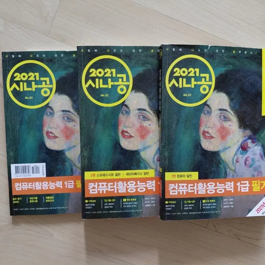 [BUNJANG] Sinagong Computer Literacy Level 1 Written Exam Study Guide (3 Volumes) / 시나공 컴활 1급 필기 기본서 3권