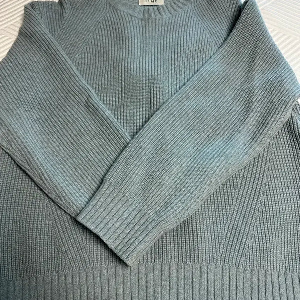 [BUNJANG] Time Homme 100% Wool Knit Sweater / 타임옴므 모 100프로 니트 100