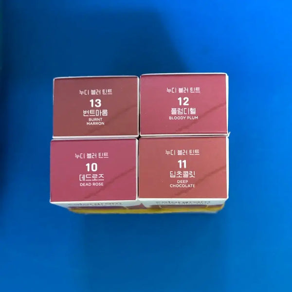 [BUNJANG] Colorgram Nudy Blur Tint (Set) / 컬러그램 누디 블러 틴트(10데드로즈/12플럼디헬/13번트마롱)