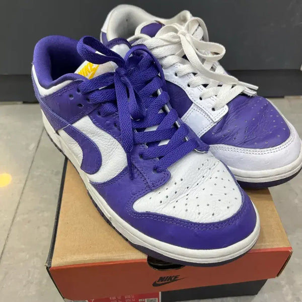 [BUNJANG] Nike Dunk Low Flip White/Purple (240) / 덩크로우 플립 240