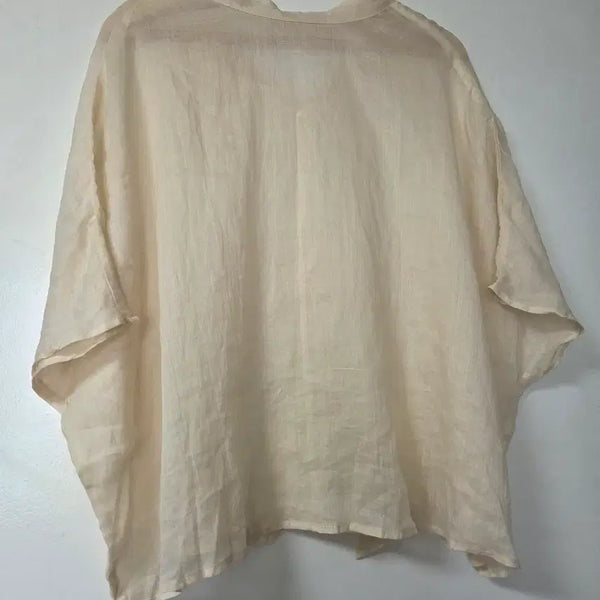 [BUNJANG] Loose Fit Summer Blouse / 연살구빛  루즈핏 여름 블라우스