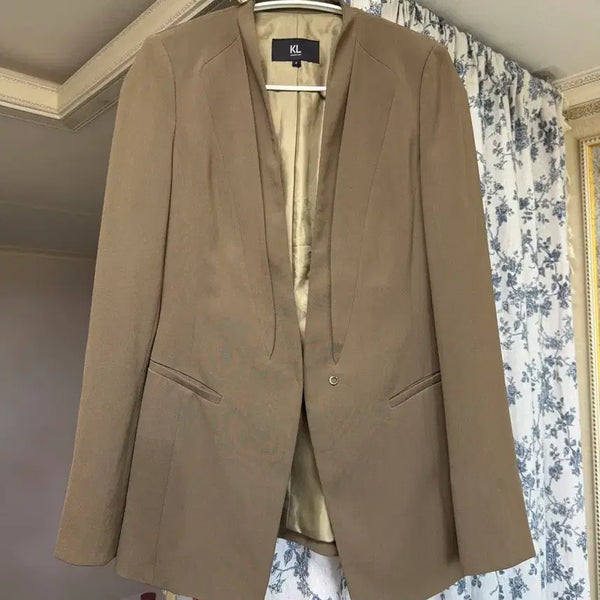 [BUNJANG] KL Women's Jacket Khaki / KL 여성 자켓 카키