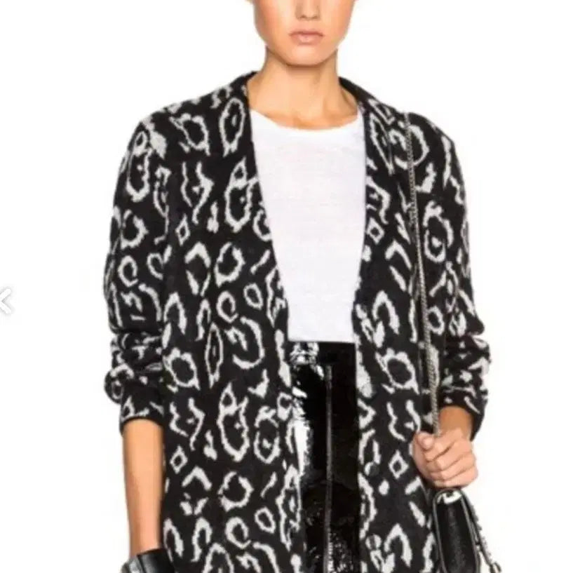 [BUNJANG] Saint Laurent Leopard Pattern Cardigan XS / 생로랑 가디건 xs