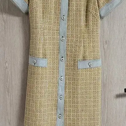 [BUNJANG] Sandro Tweed Midi Dress / 산드로 트위드 원피스