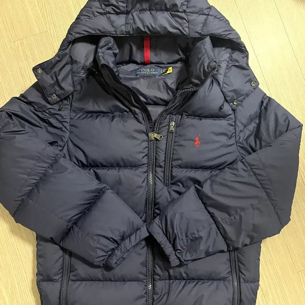 [BUNJANG] Polo Ham Padding Navy S / 폴로 고햄패딩 네이비 s