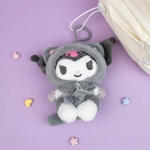[BUNJANG] Sanrio Kuromi Cat Keychain / 정품 쿠로미 고양이 키링