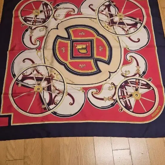 [BUNJANG] Hermès "WASHINGTON'S CARRIAGE" Silk Scarf 90 / 에르메스 정품 스카프90