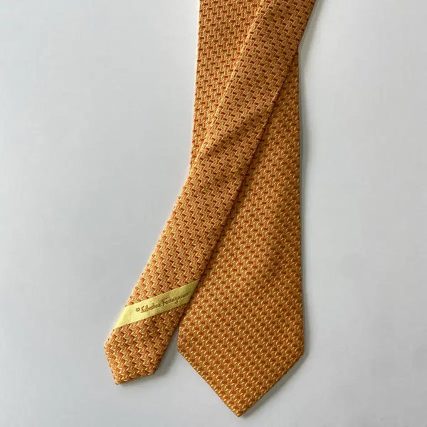 [BUNJANG] Ferragamo Silk Necktie / 페레가모(Ferragamo) 명품 정품 넥타이