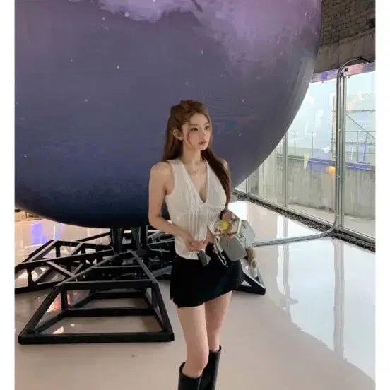 [BUNJANG] Flip Julie Pintuck Blouse / (새상품) 플립 줄리 핀턱 블라우스