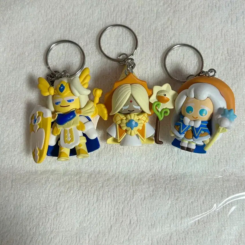 [BUNJANG] Cookie Run Kingdom 3-Piece Keychain Bundle Set / 급처) 쿠키런 킹덤 키링 3종세트 일괄