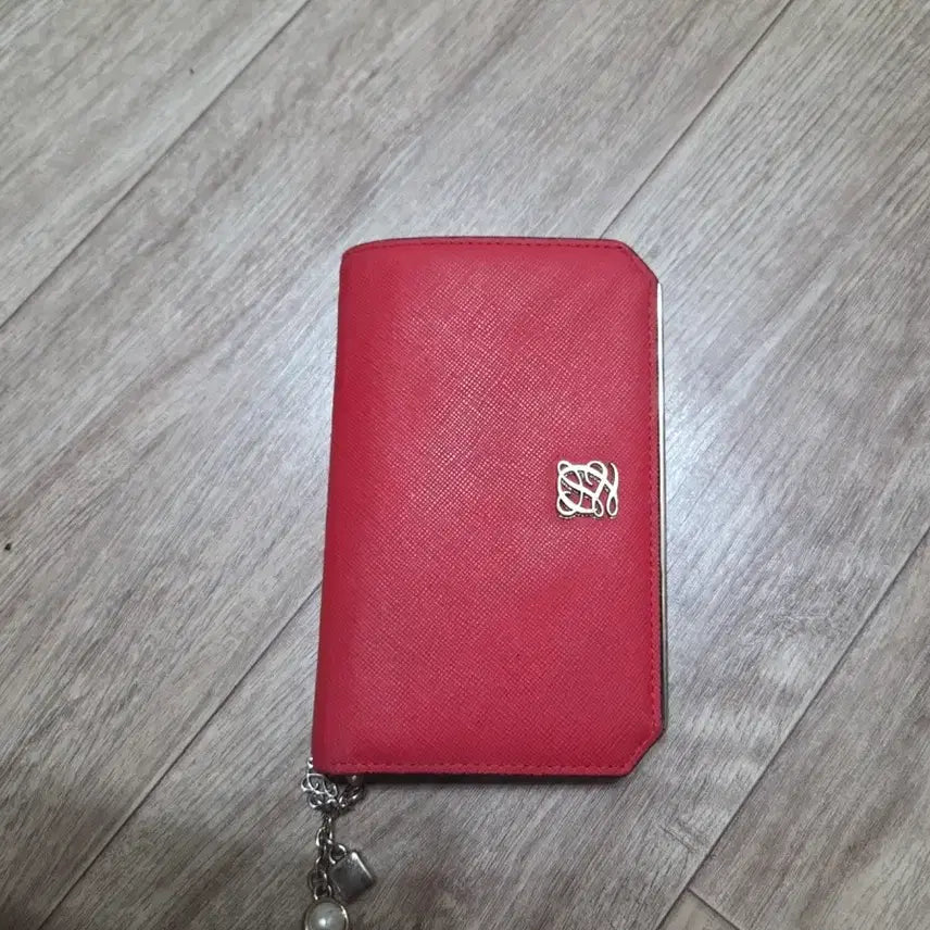 [BUNJANG] Louis Quatorze Red Bifold Wallet / 루이까또즈 레드 반지갑