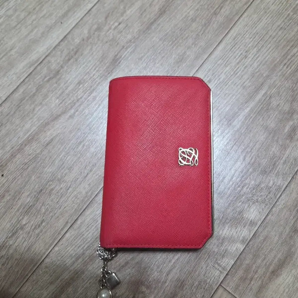 [BUNJANG] Louis Quatorze Red Bifold Wallet / 루이까또즈 레드 반지갑