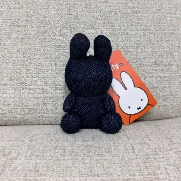[BUNJANG] Official Miffy Denim Keychain Doll / 정품 미피 대님 데님 키링인형