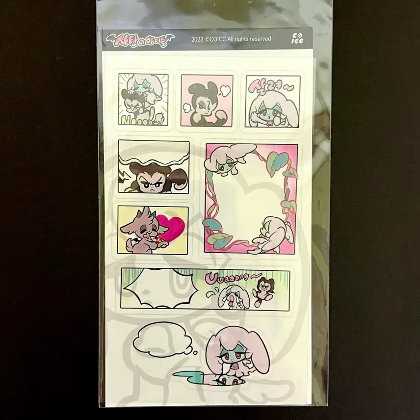 [BUNJANG] DOTDOTDOT COIC Satan's Children Sticker Set / 서일페 닷닷닷 코익님 스티커 다꾸 굿즈 사탄의 아이들